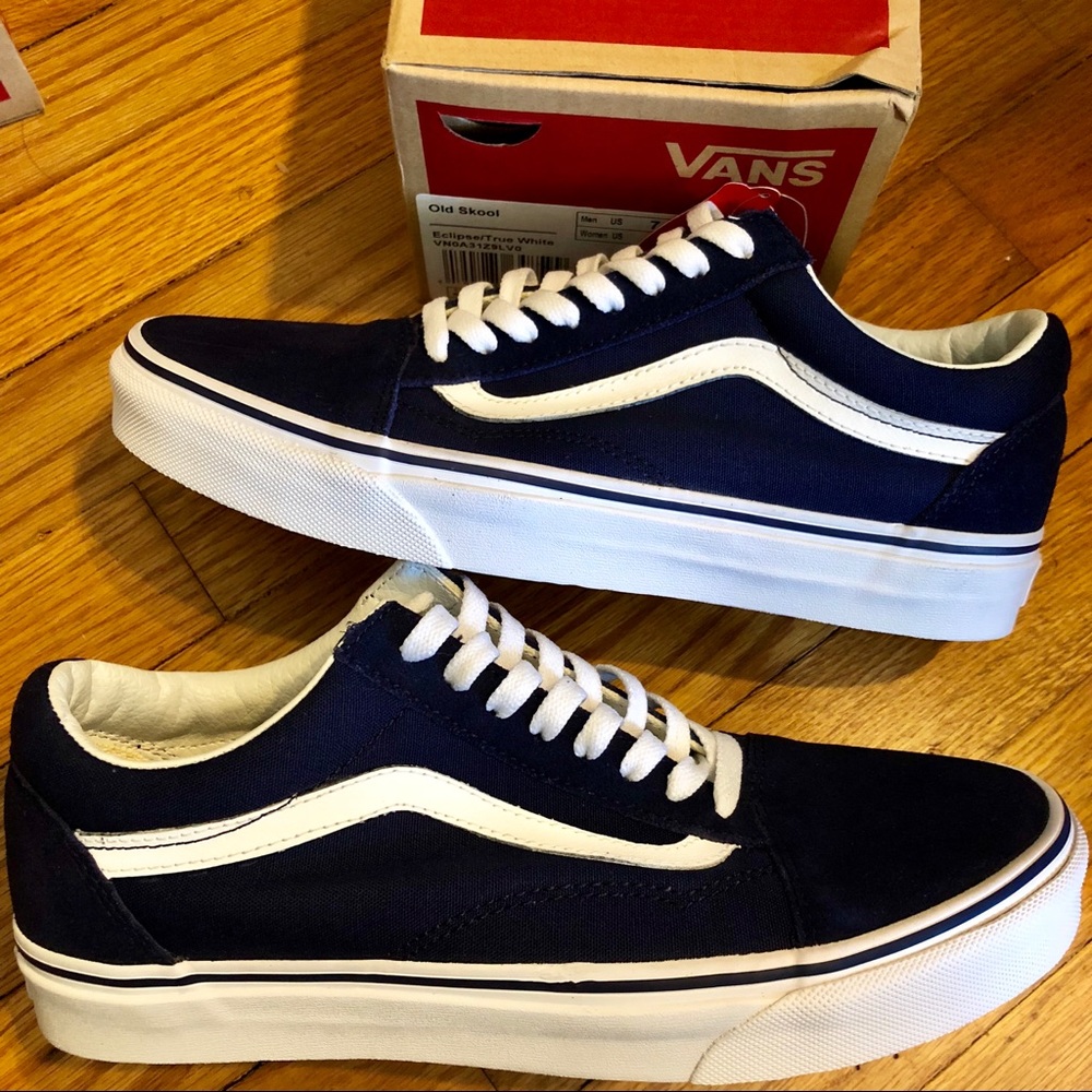 🏁Vans Old Skool Eclipse Dark Navy NewinBox